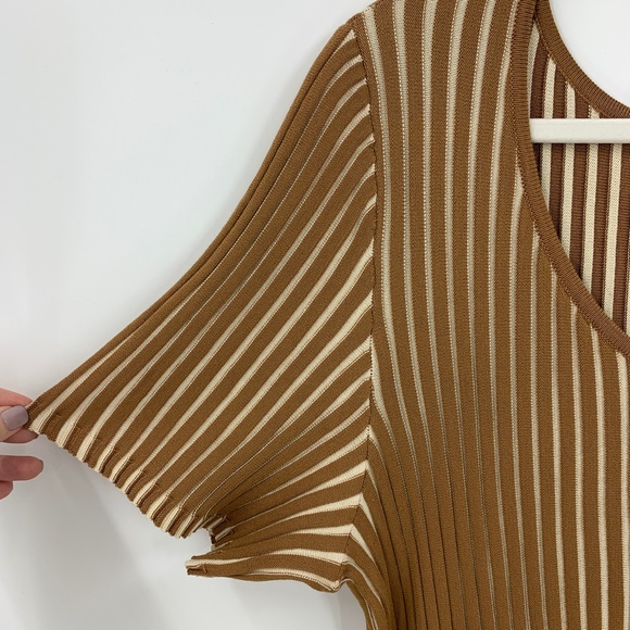 Lane Bryant Pleated Sweater Dress Sz 22/24 - Picture 4 of 16